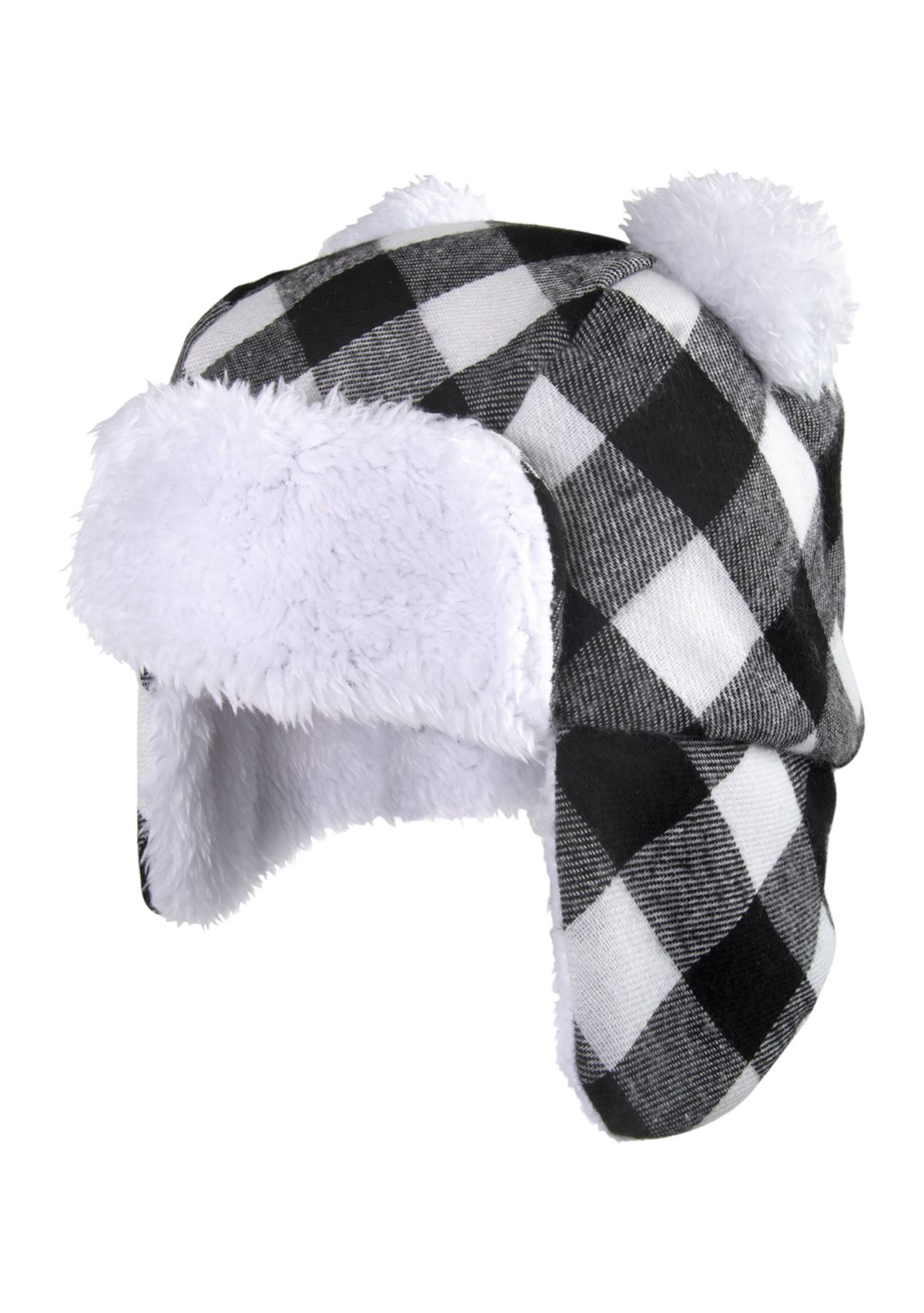 Baby Girls Plaid Hat and Glove Set