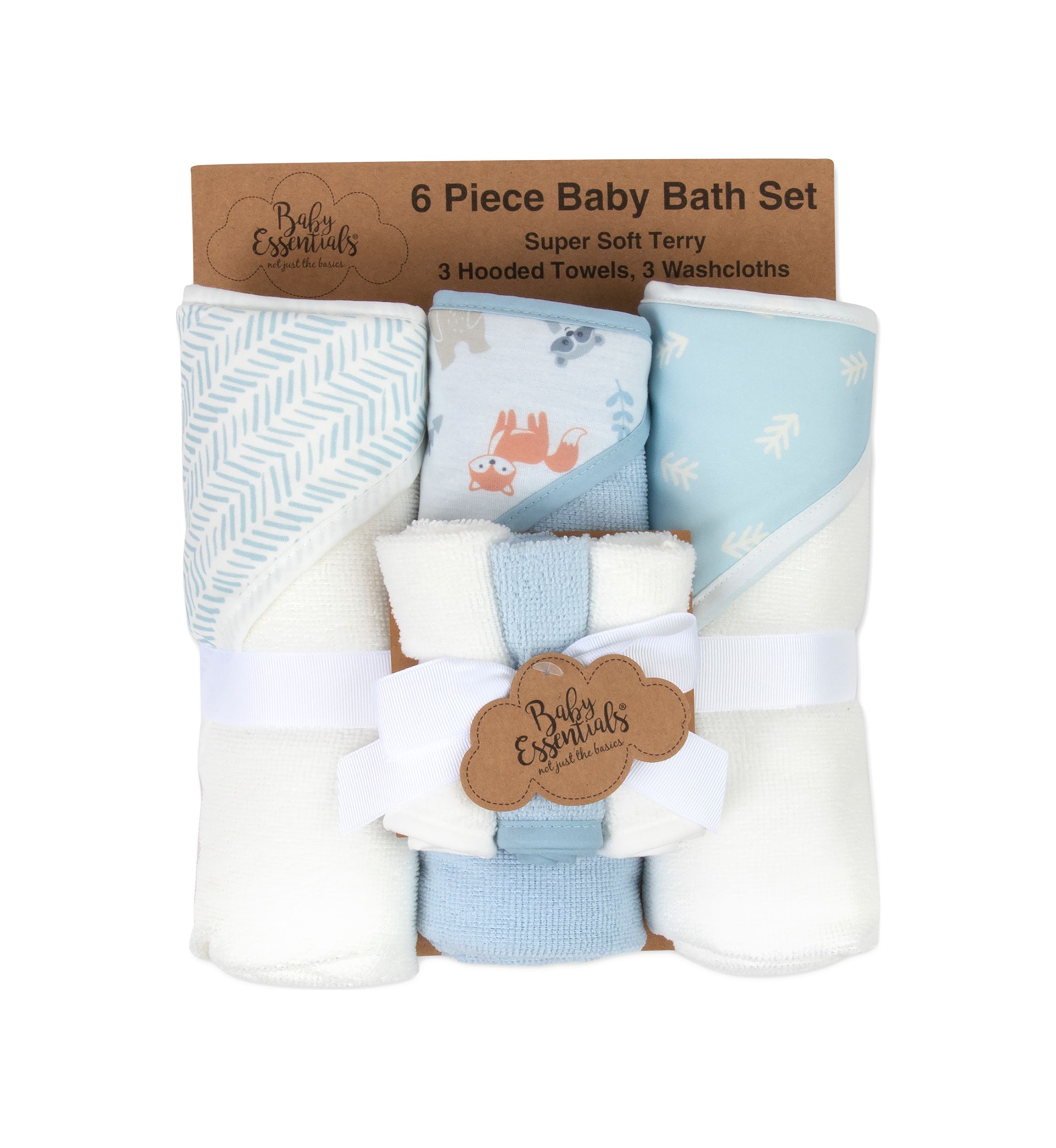Baby Blue 6 Piece Bath Set