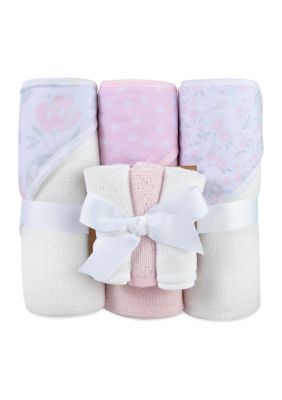 6 Pieces Child Face Towel Hanging Hand Towel Animal Washcloth Cute