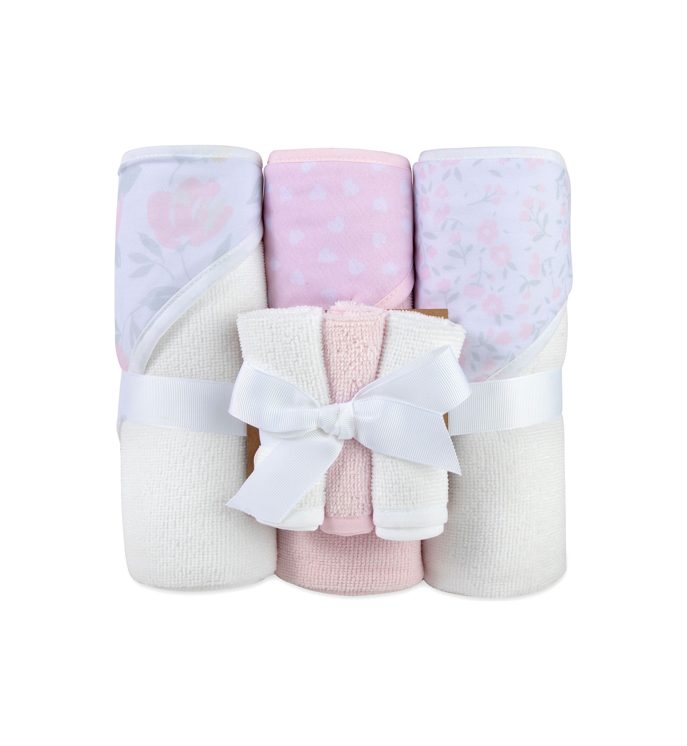 Baby Pink 6 Piece Bath Set