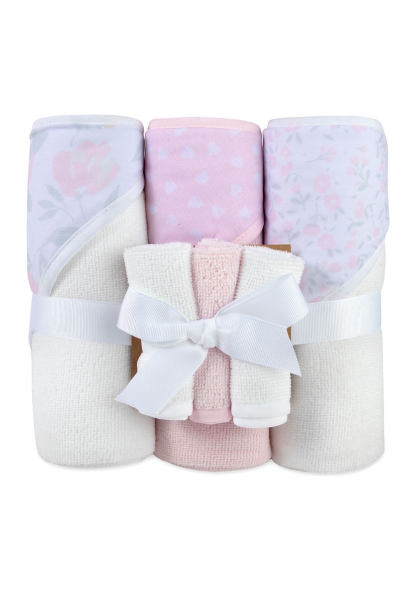 Baby Pink 6 Piece Bath Set