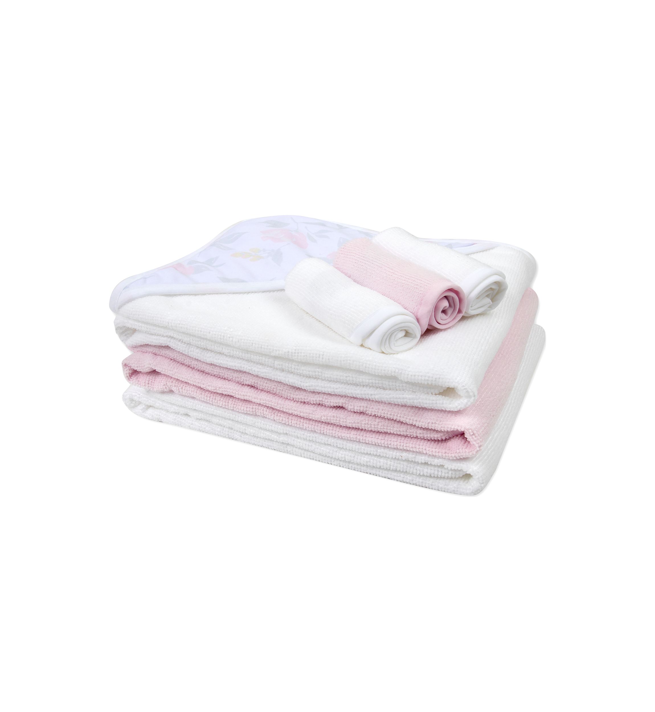 Baby Pink 6 Piece Bath Set