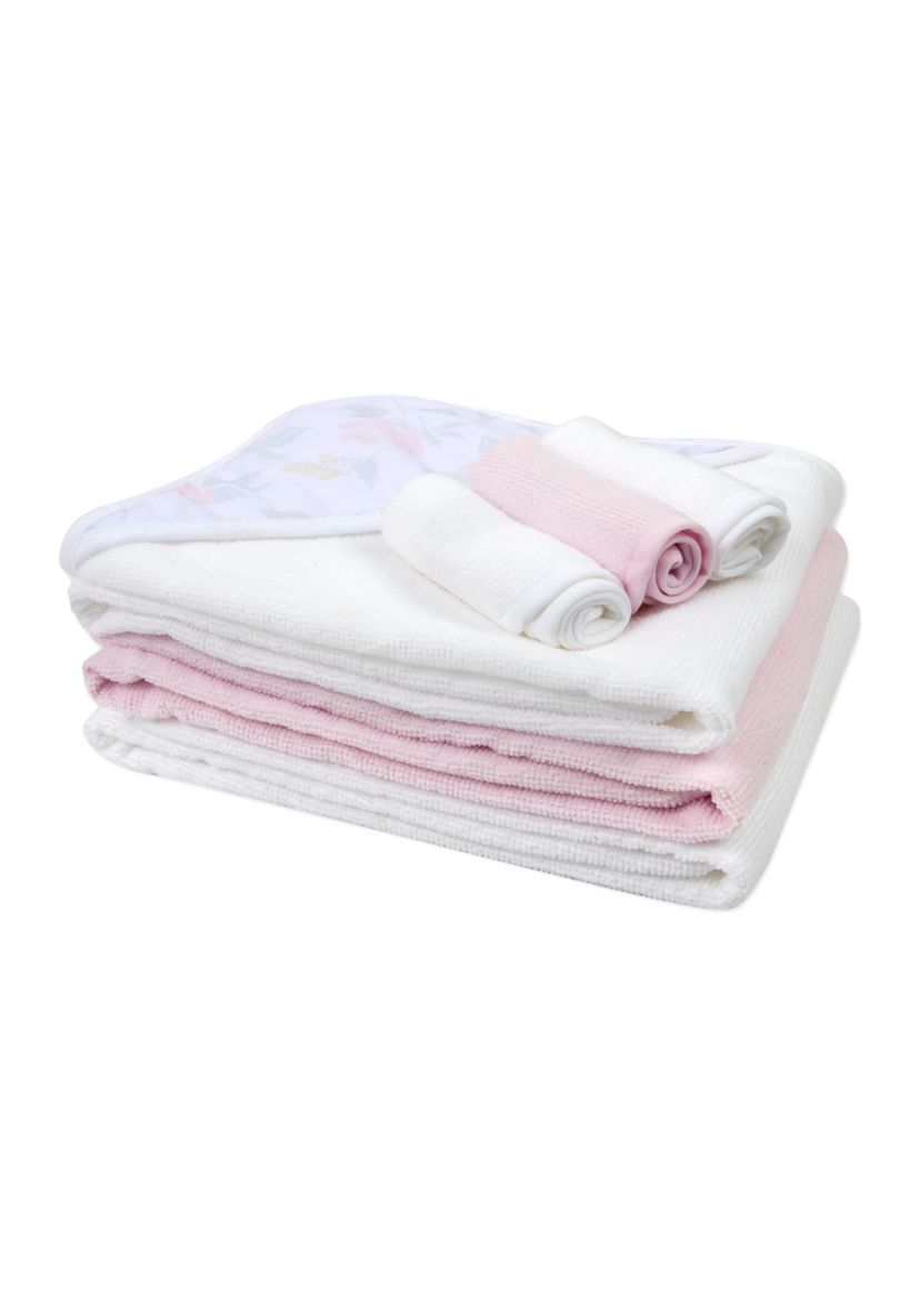 Baby Pink 6 Piece Bath Set