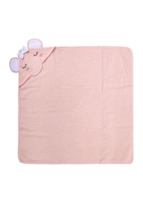 Baby Girls Hooded Elephant Towel Set