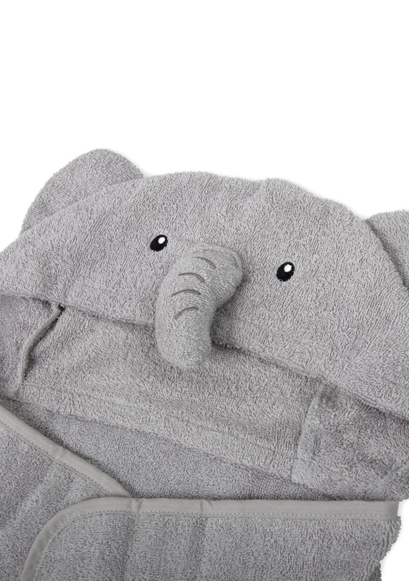 Elephant Hooded Bath Towel Set