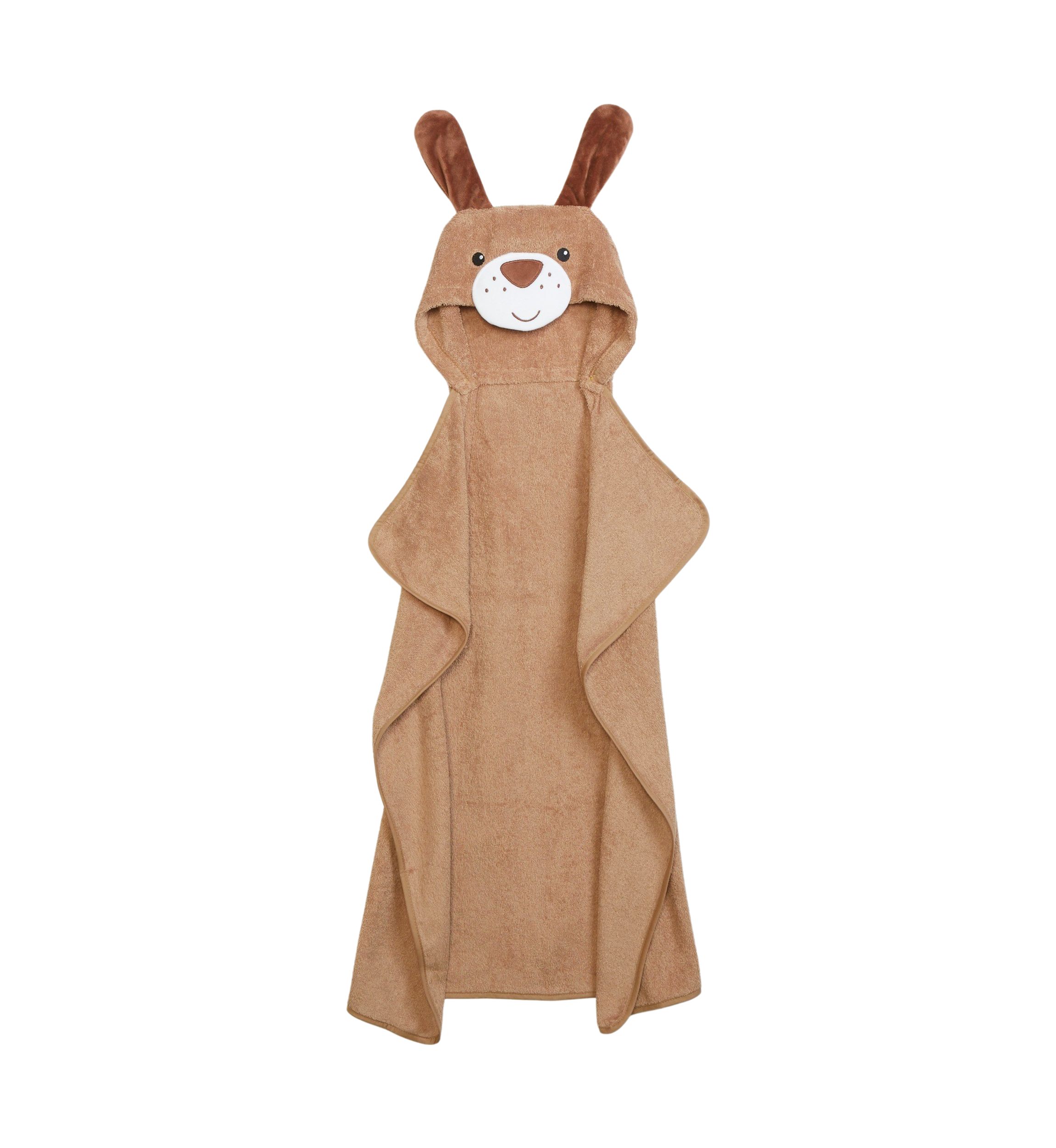 Baby Boys Dog Hooded Towel