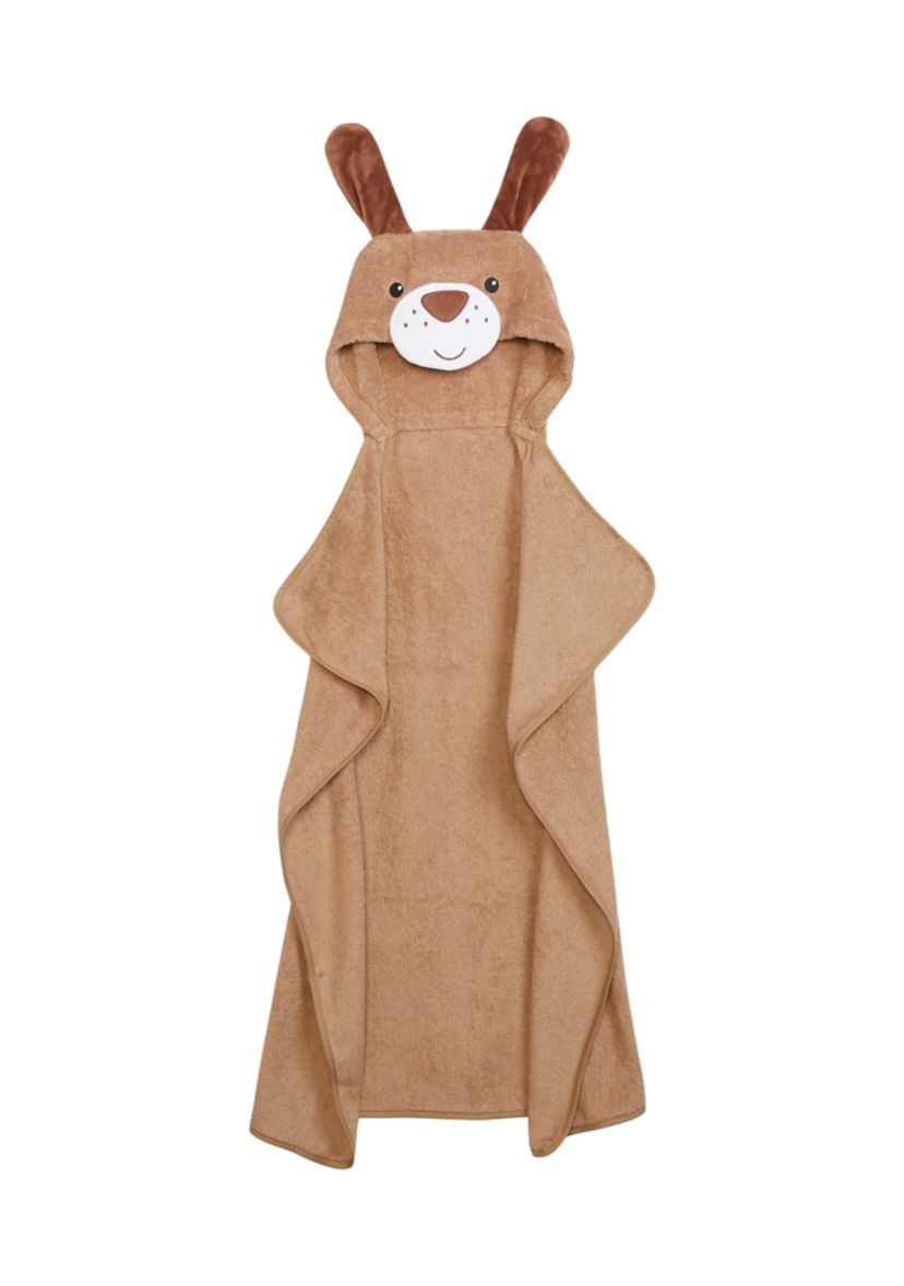 Baby Boys Dog Hooded Towel