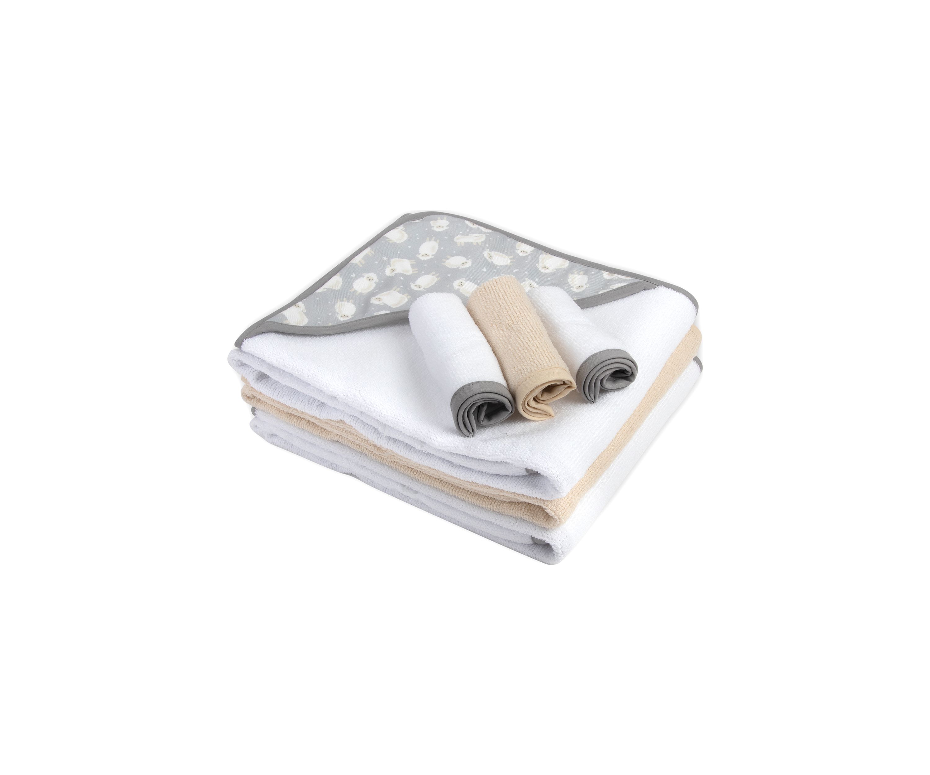 Twill Washcloth - Set of 6