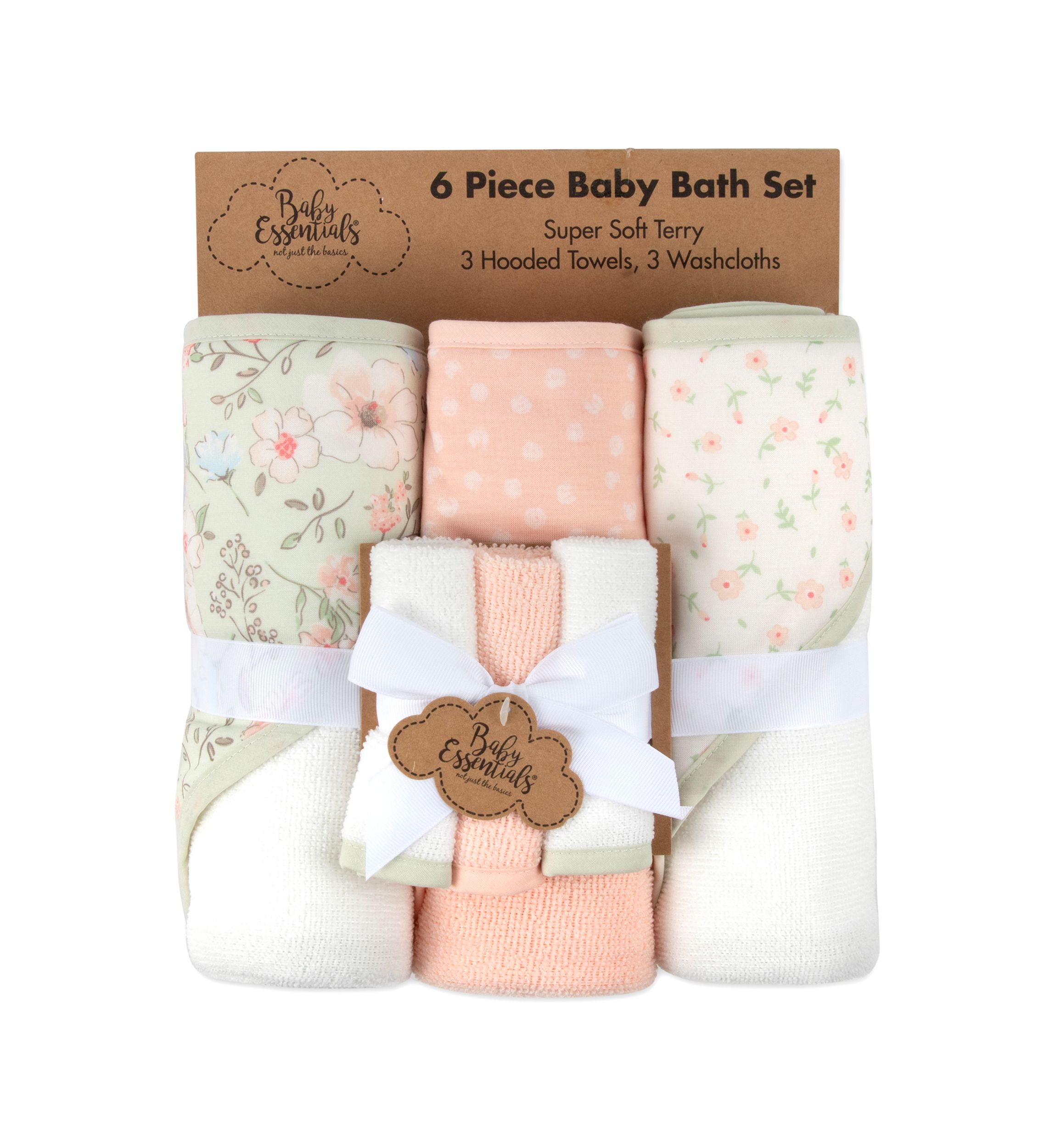  Baby 6-PC Bear Hooded Towel Set