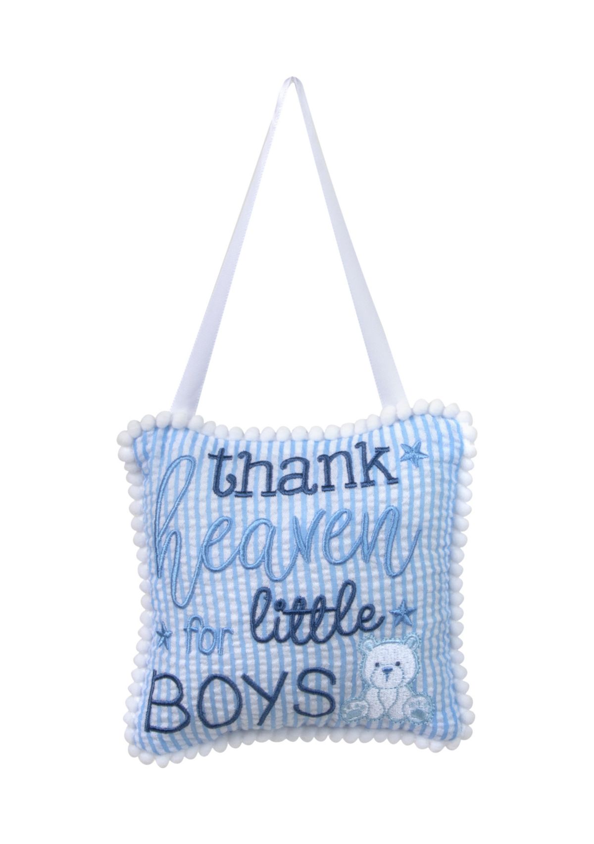 Baby Boys Thank Heaven Blanket and Plaque