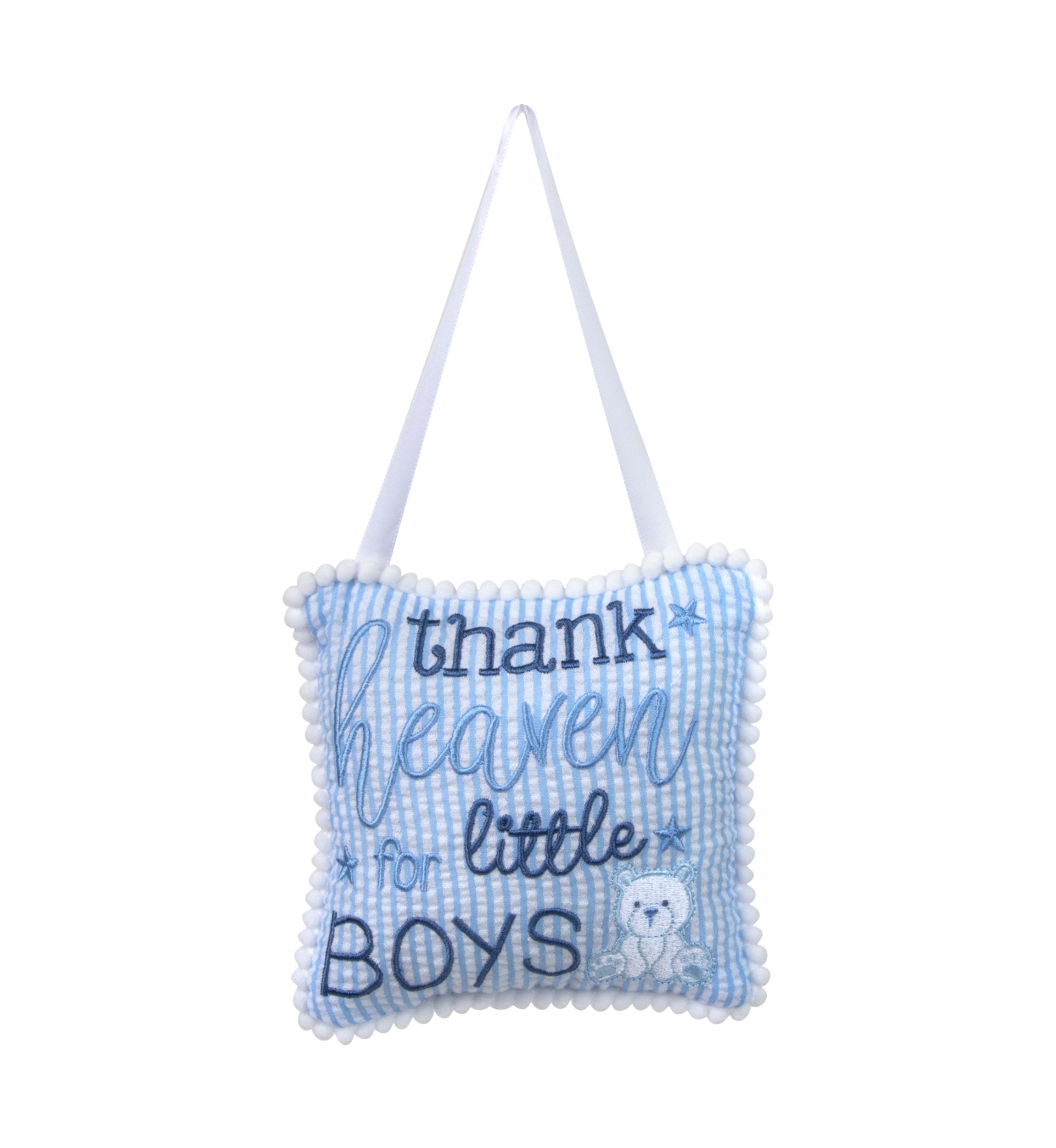 Baby Boys Thank Heaven Blanket and Plaque
