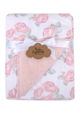 Baby Girls Rose Pink Blanket