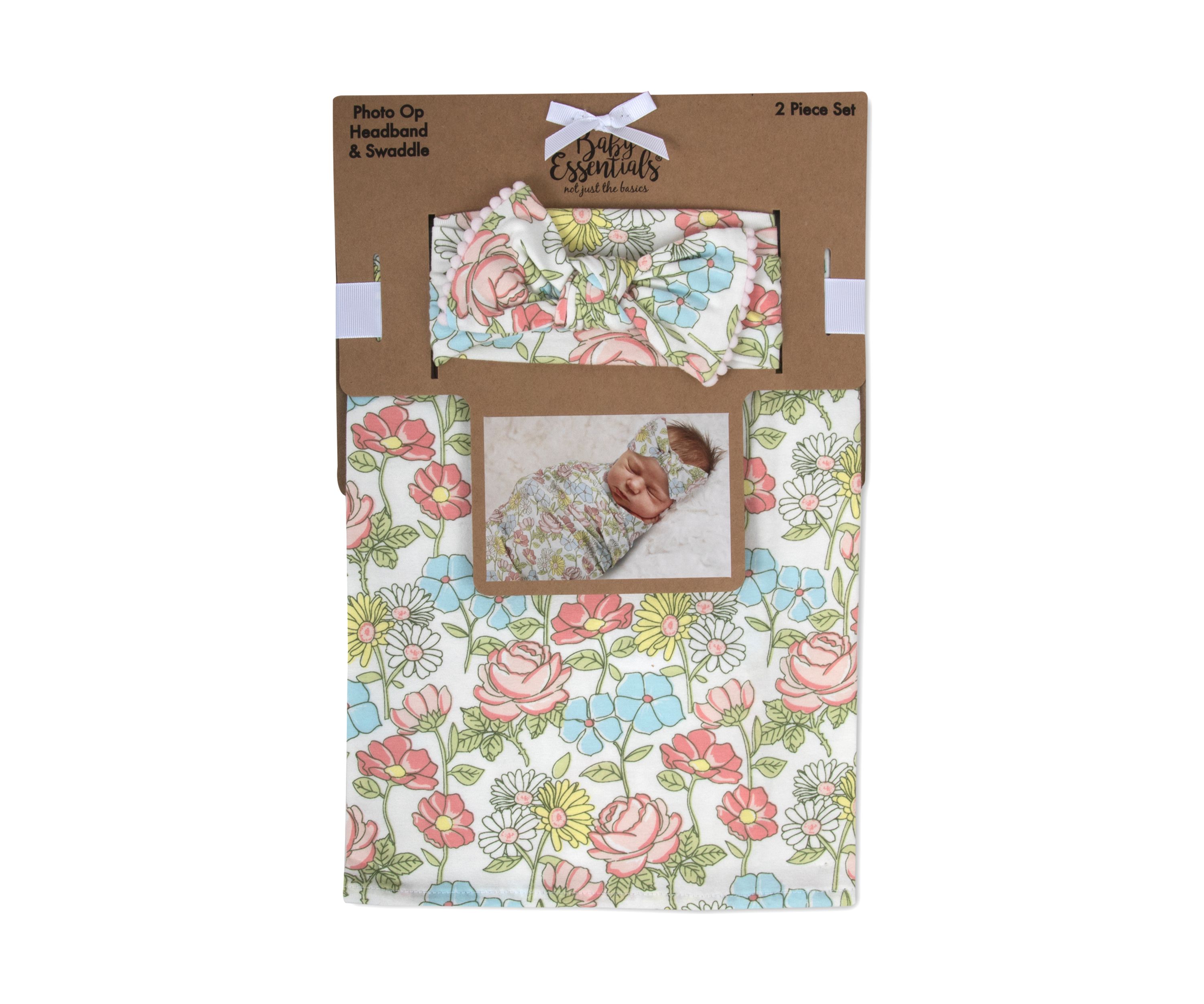 Baby Girls Headband and Gown Set