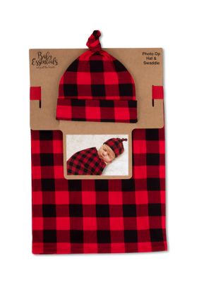 Buffalo plaid 2024 swaddle set