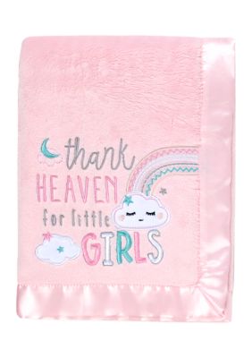 Baby Girls Thank Heaven Blanket