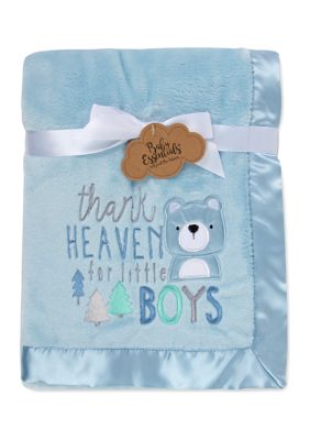 Thank Heaven For Little Boys Receiving Blanket
