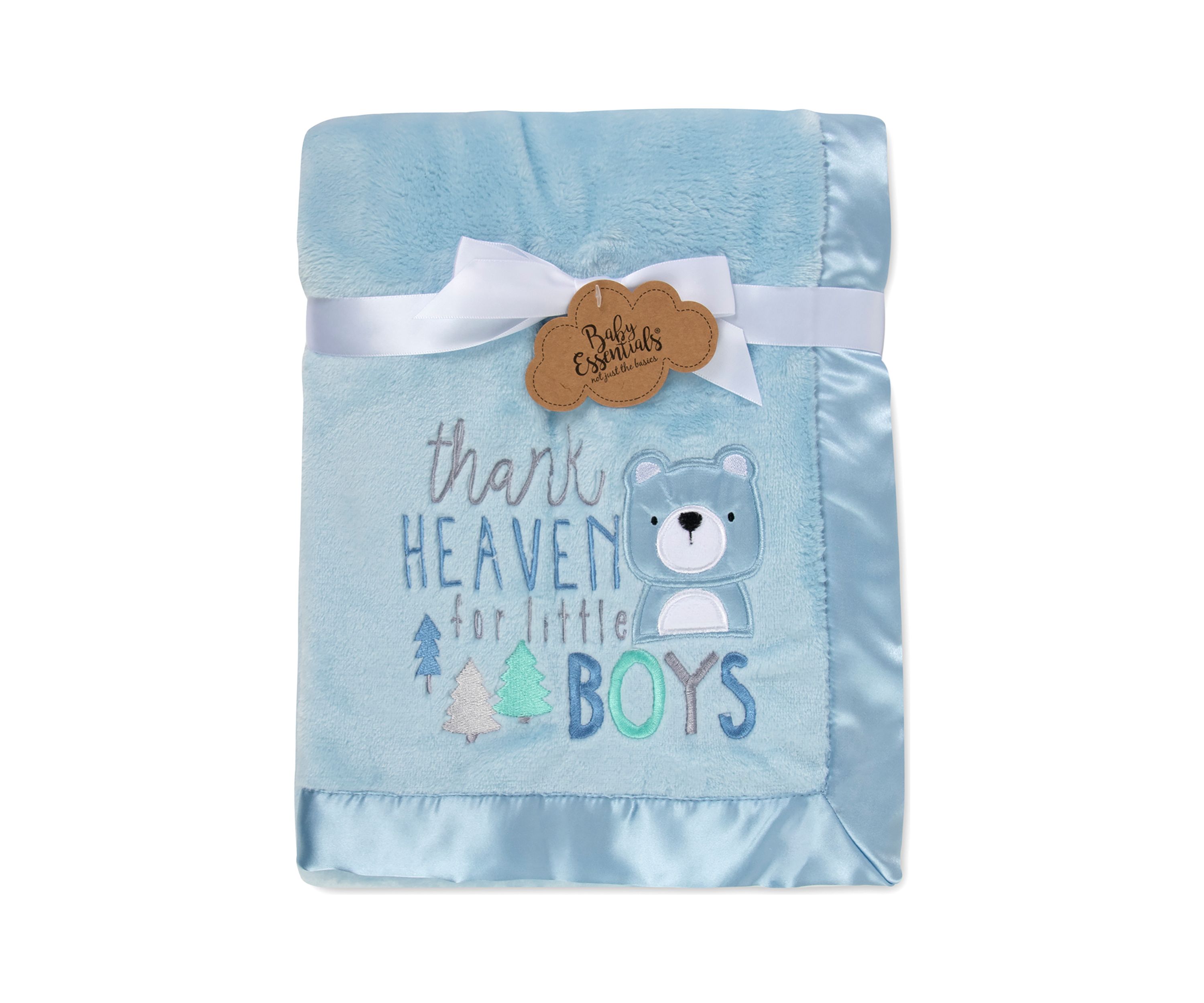 Thank Heaven For Little Boys Receiving Blanket