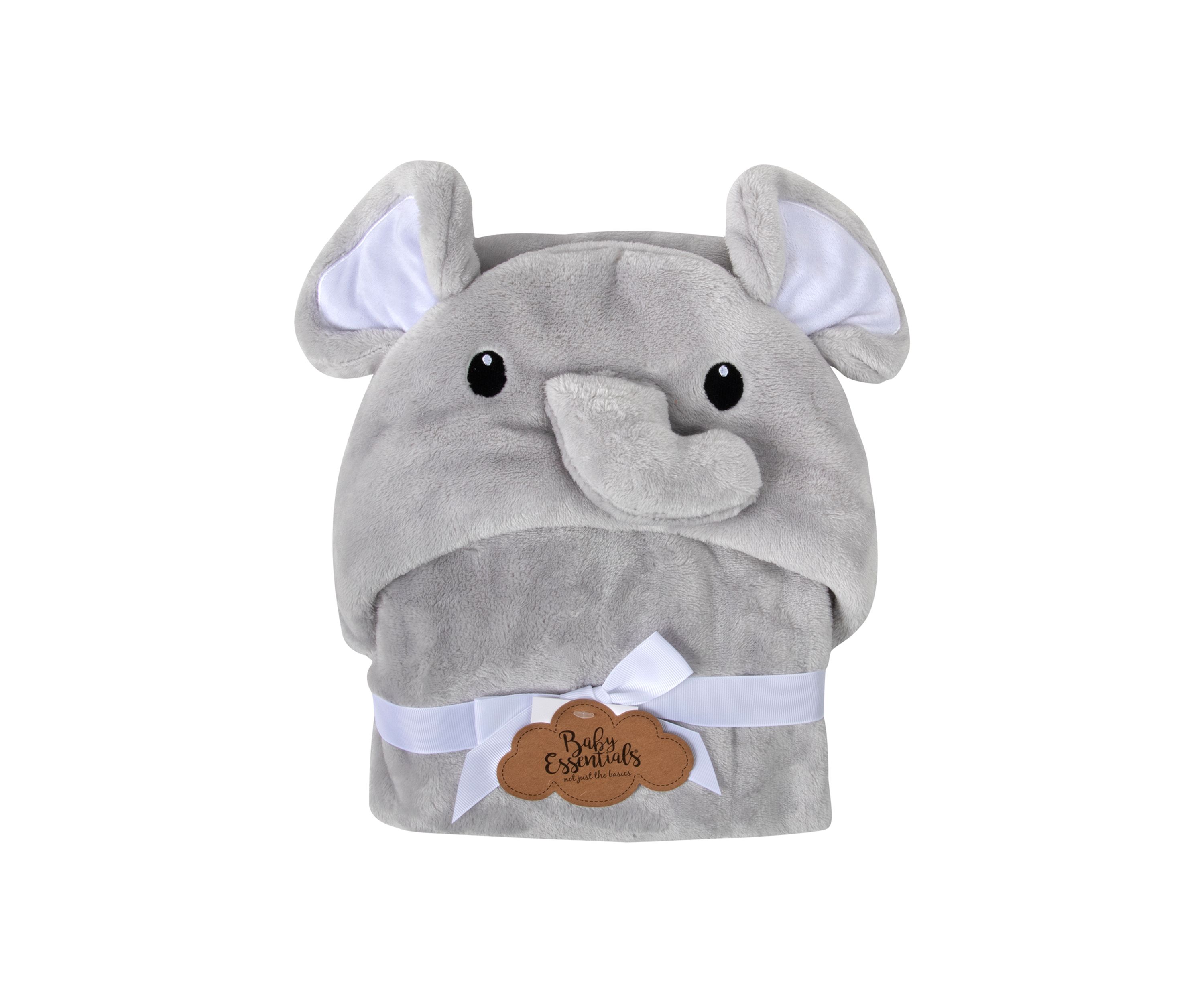 Baby Elephant Plush Hooded Blanket