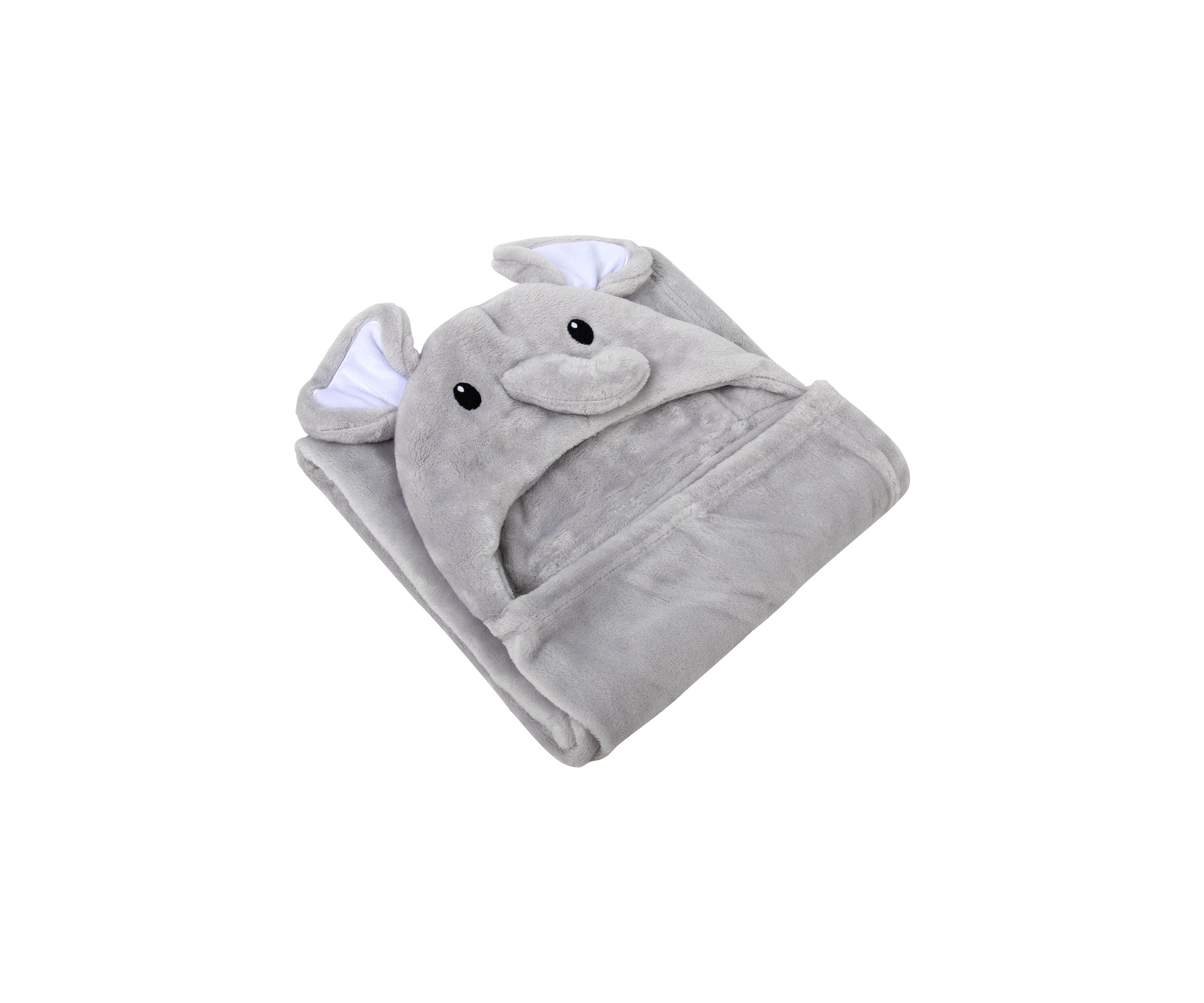 Baby Elephant Plush Hooded Blanket