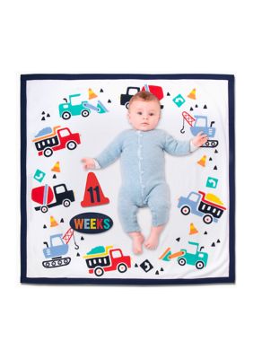 Baby Truck Milestone Blanket