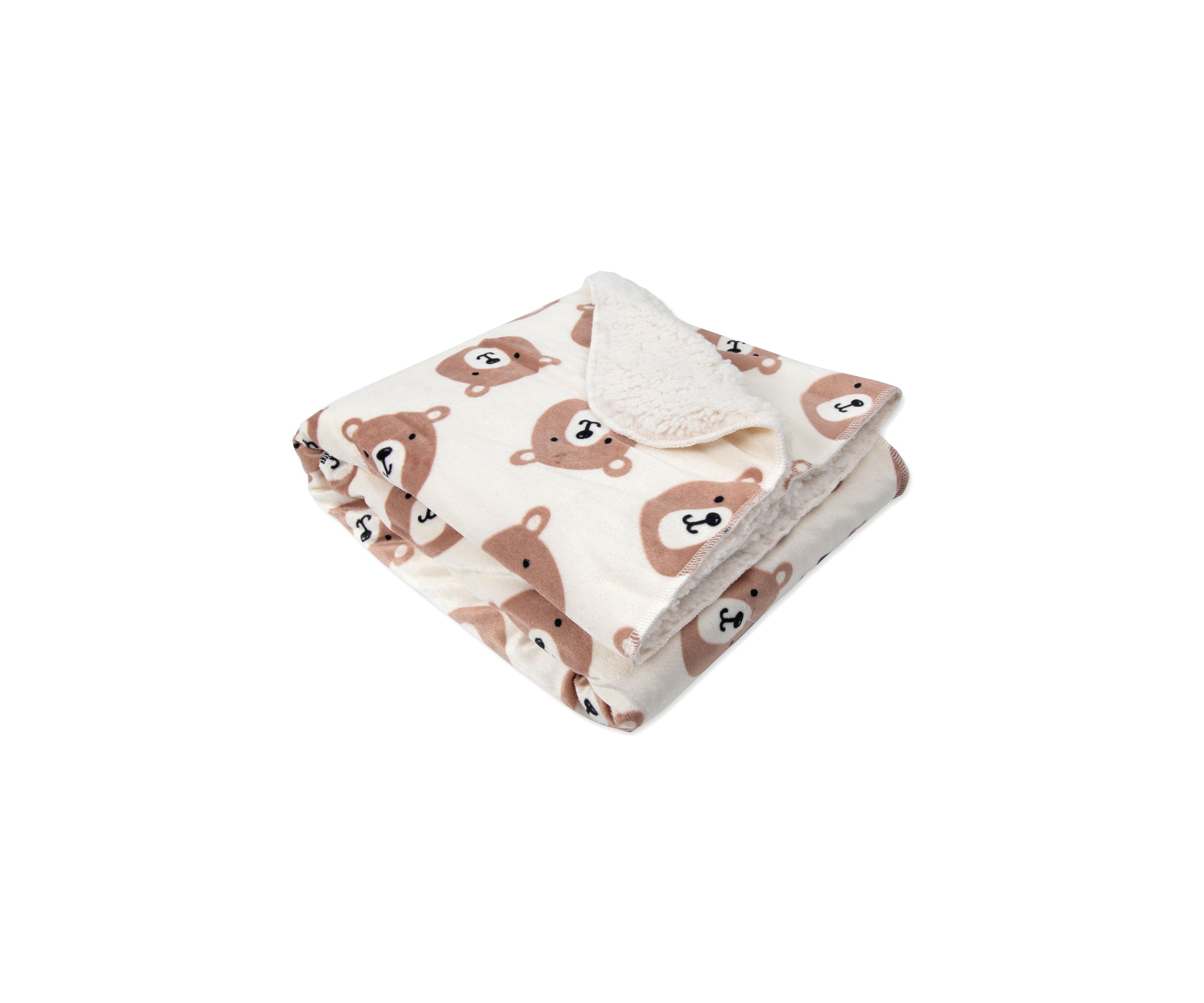 Baby Bear Sherpa Blanket