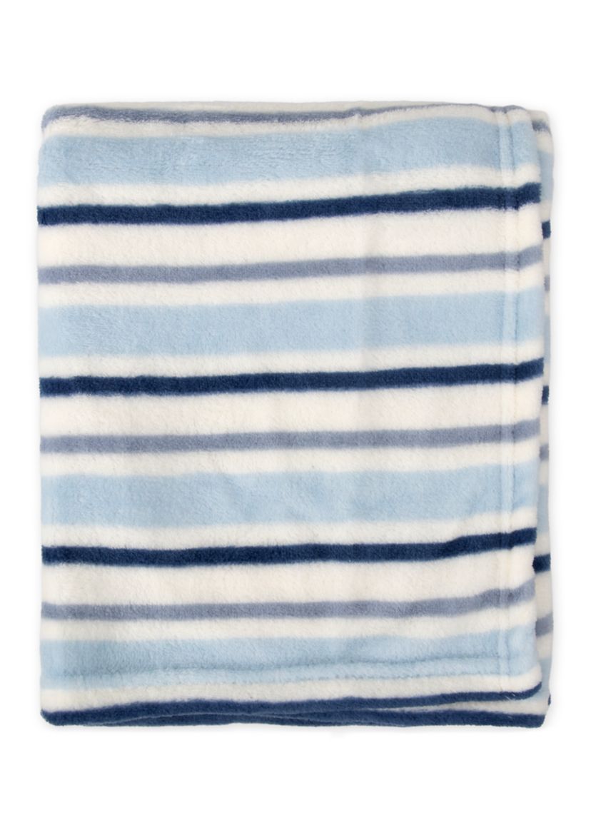 Baby 2-Pack Car and Stripe Blankets