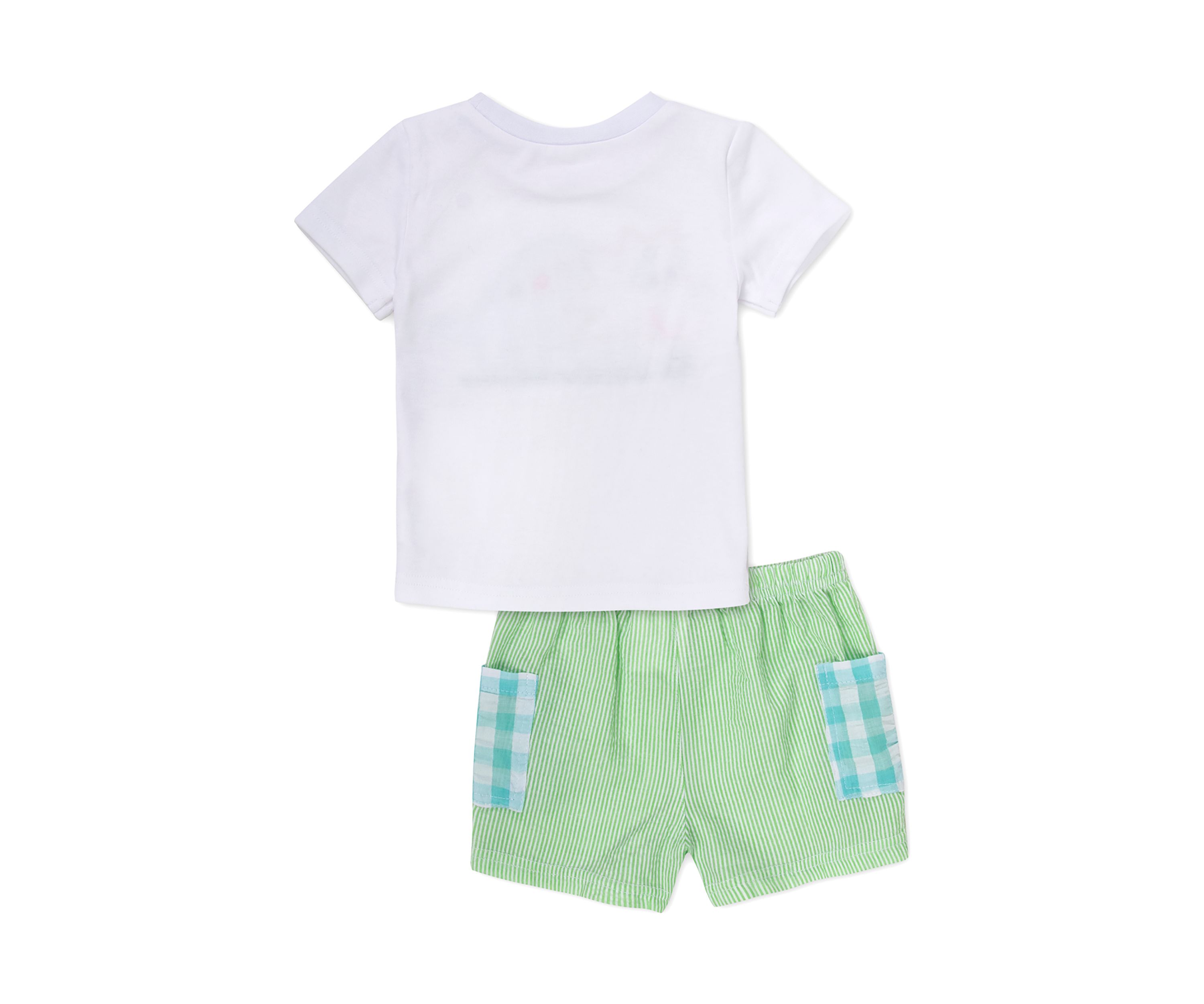 Baby Boys Seersucker T-Shirt and Shorts Set
