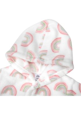 Baby Girls Rainbow Printed Robe with Blanket