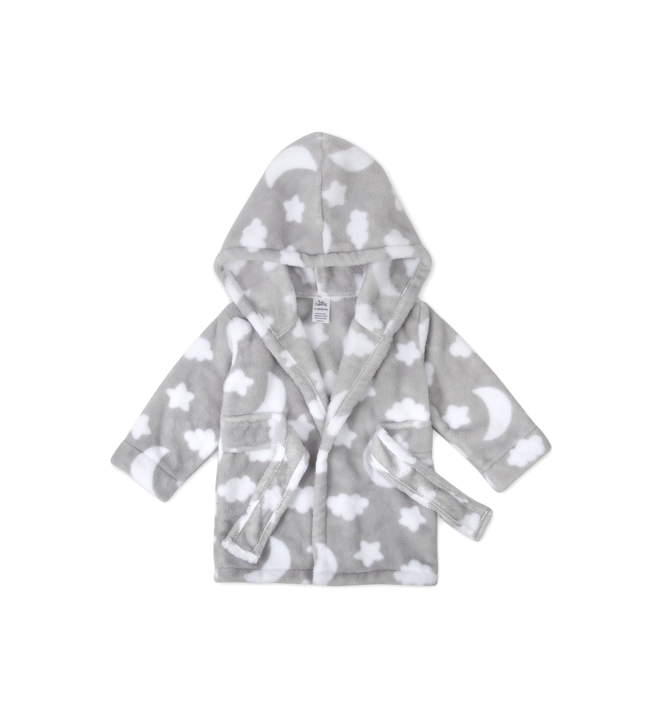 Baby Boys Celestial Printed Robe with Blanket