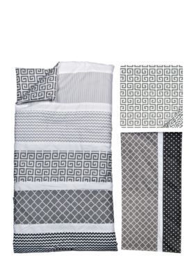 Trend Lab Ombre Gray 3 Piece Crib Bedding Set Belk