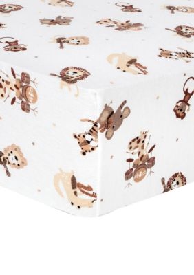 Trend Lab Jungle Safari Fitted Crib Sheet Belk