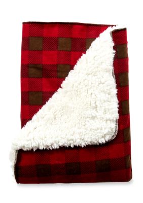 Northwoods Plush Receiving Blanket - Online Only