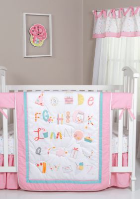 Trend Lab Alphabet Cake 4 Piece Crib Bedding Set Belk