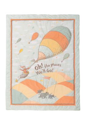 Trend Lab Dr Seuss Oh The Places You Ll Go Unisex 5 Piece Crib