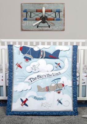 Baby Adventure Awaits 4 Piece Crib Bedding Set