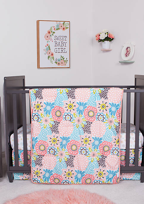 Waverly Blooms 5-Piece Crib Bedding Set