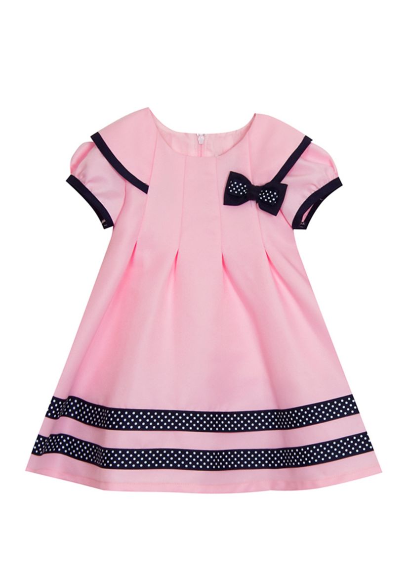 Baby Girls Nautical Dress and Panty Set with Hat 