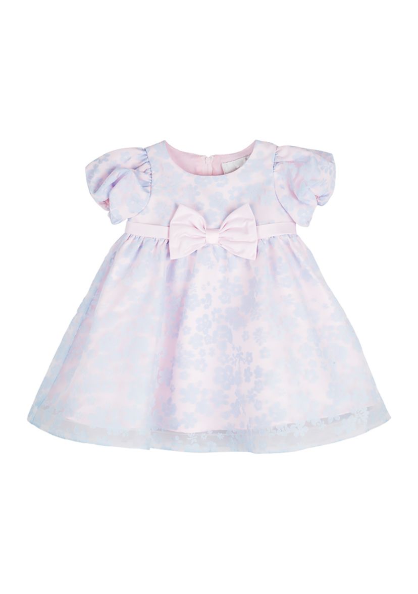 Toddler Girls Floral Printed Organza Dress
