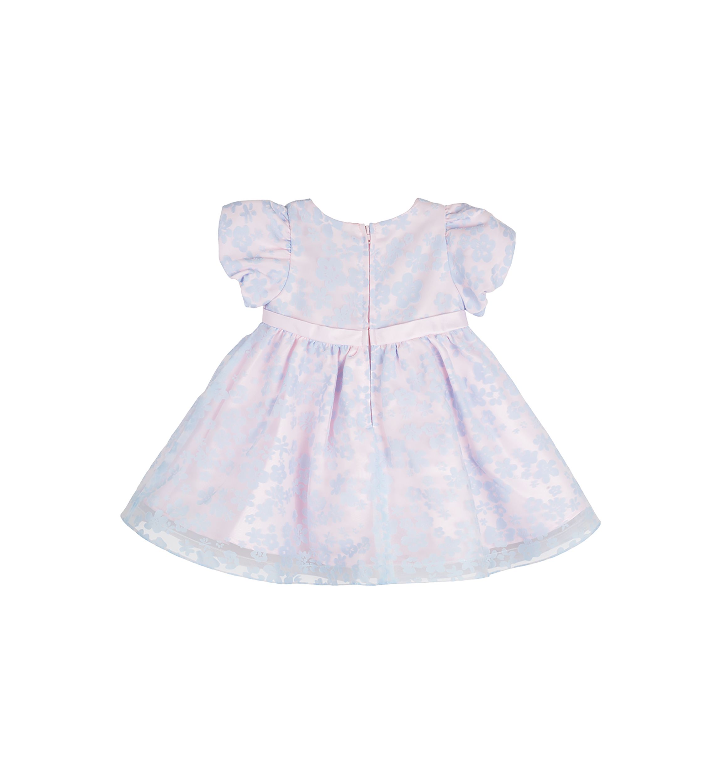 Toddler Girls Floral Printed Organza Dress