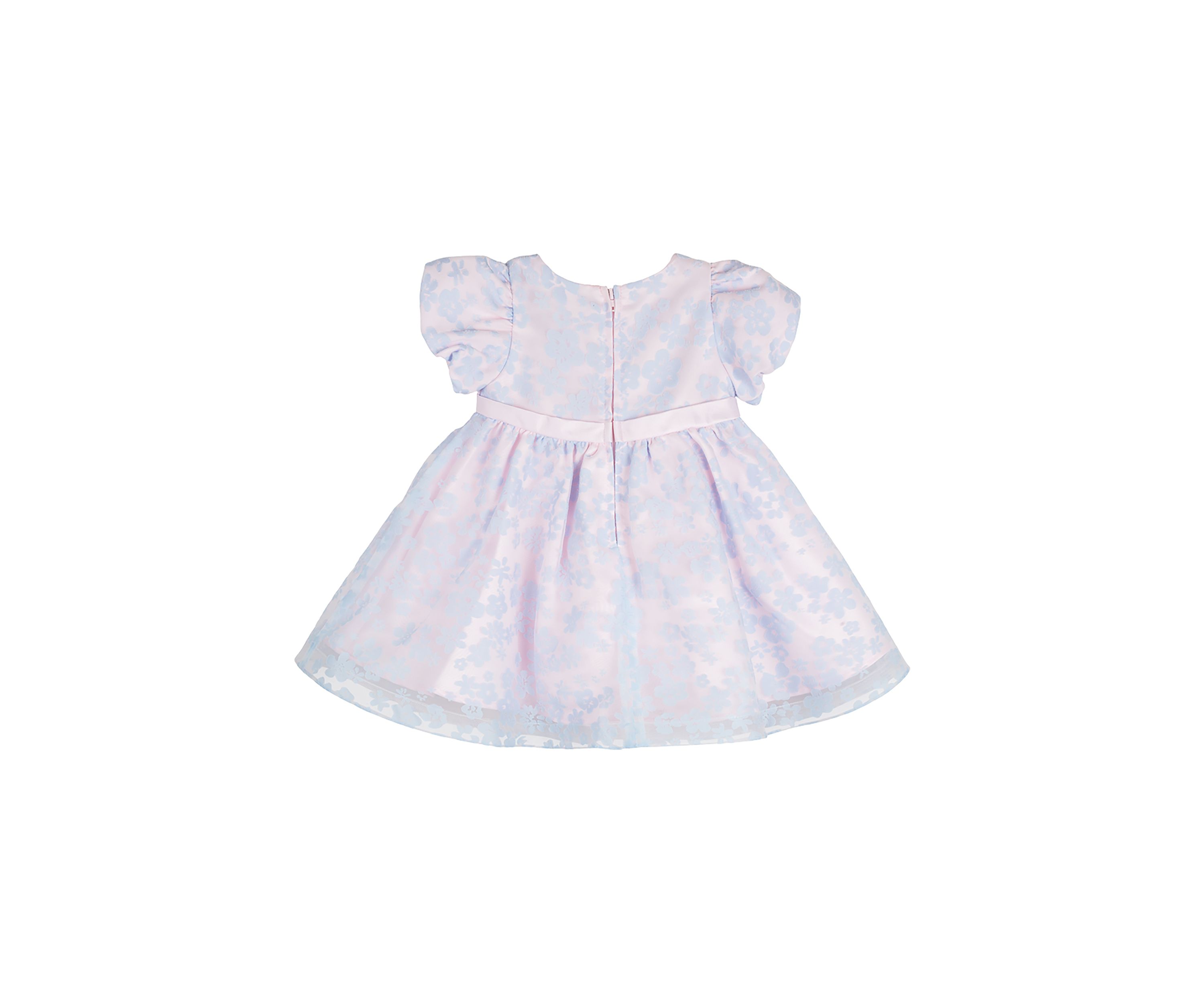 Toddler Girls Floral Printed Organza Dress