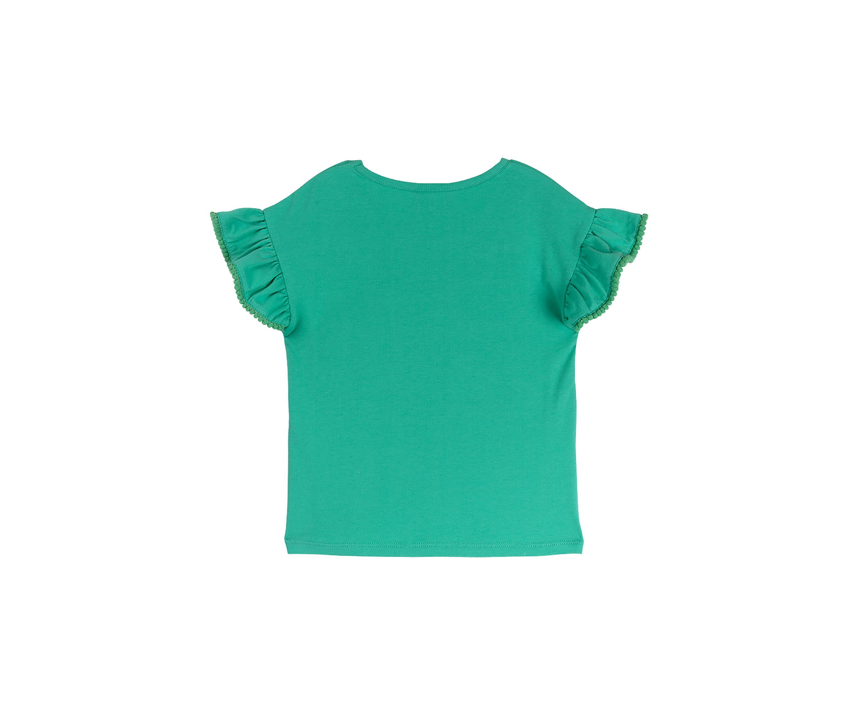 Toddler Girls Knit Appliqué Top