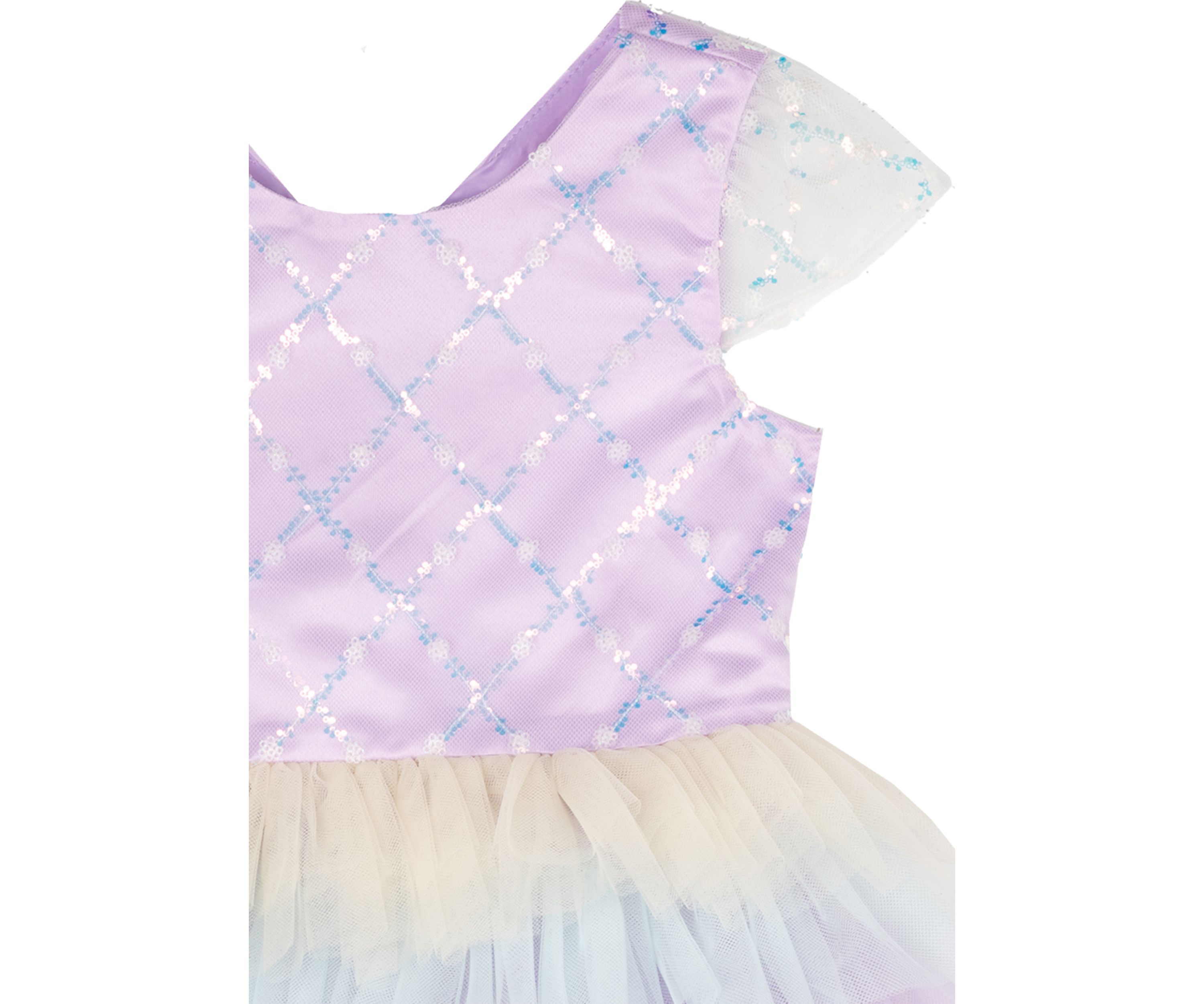 Toddler Girls Sequin Ruffle Dress
