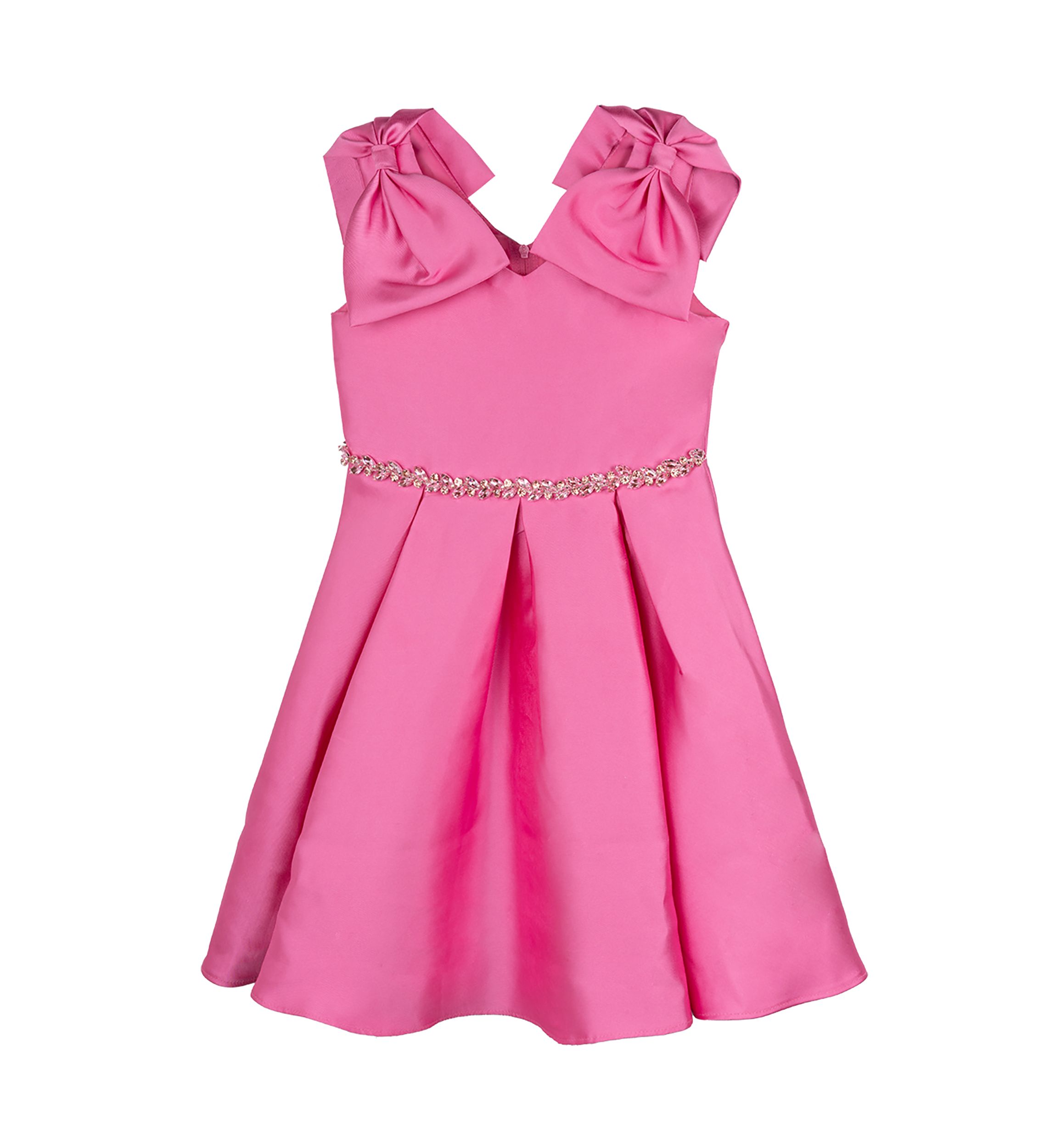 Toddler Girls Bow Shoulder Dress