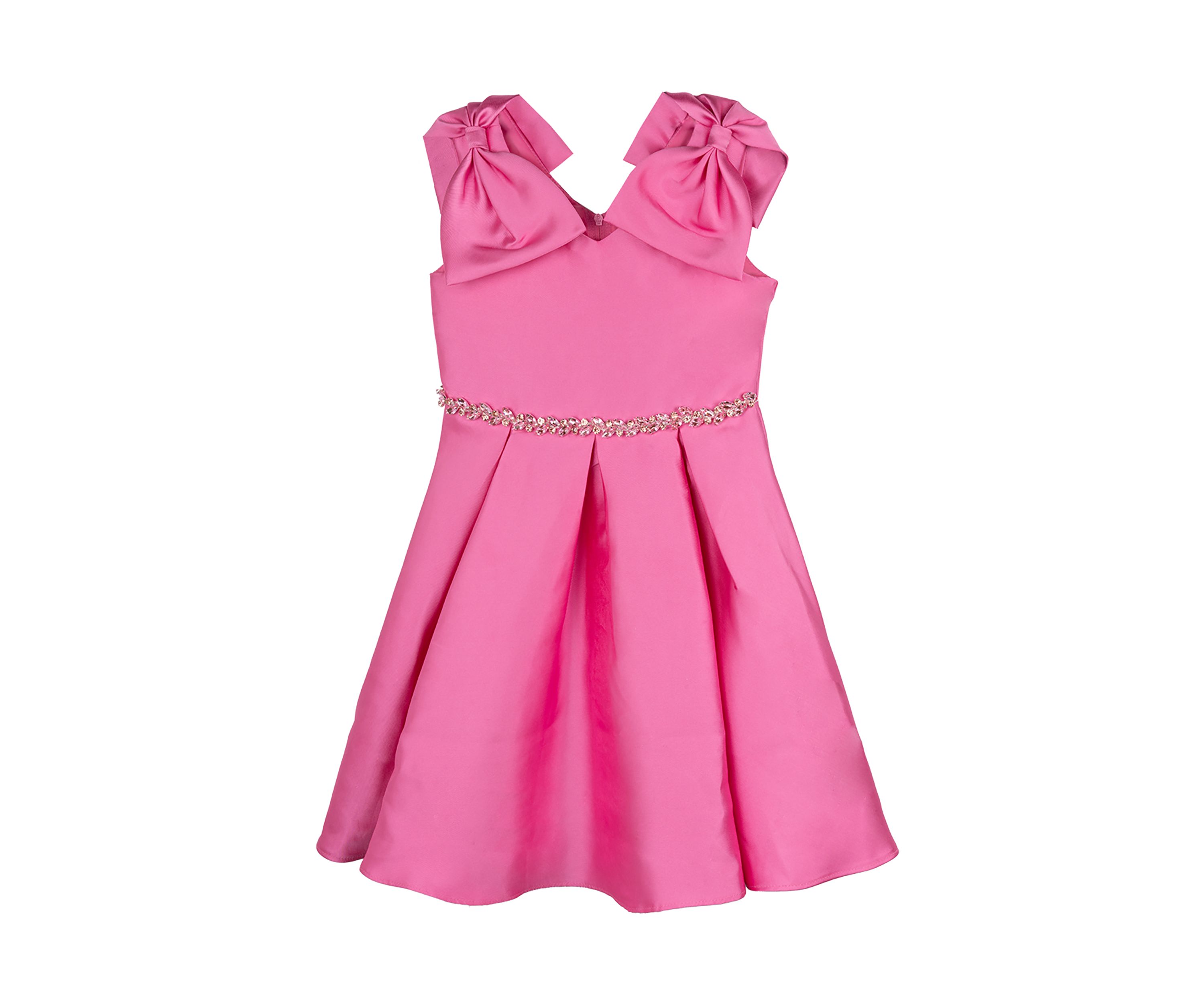 Toddler Girls Bow Shoulder Dress