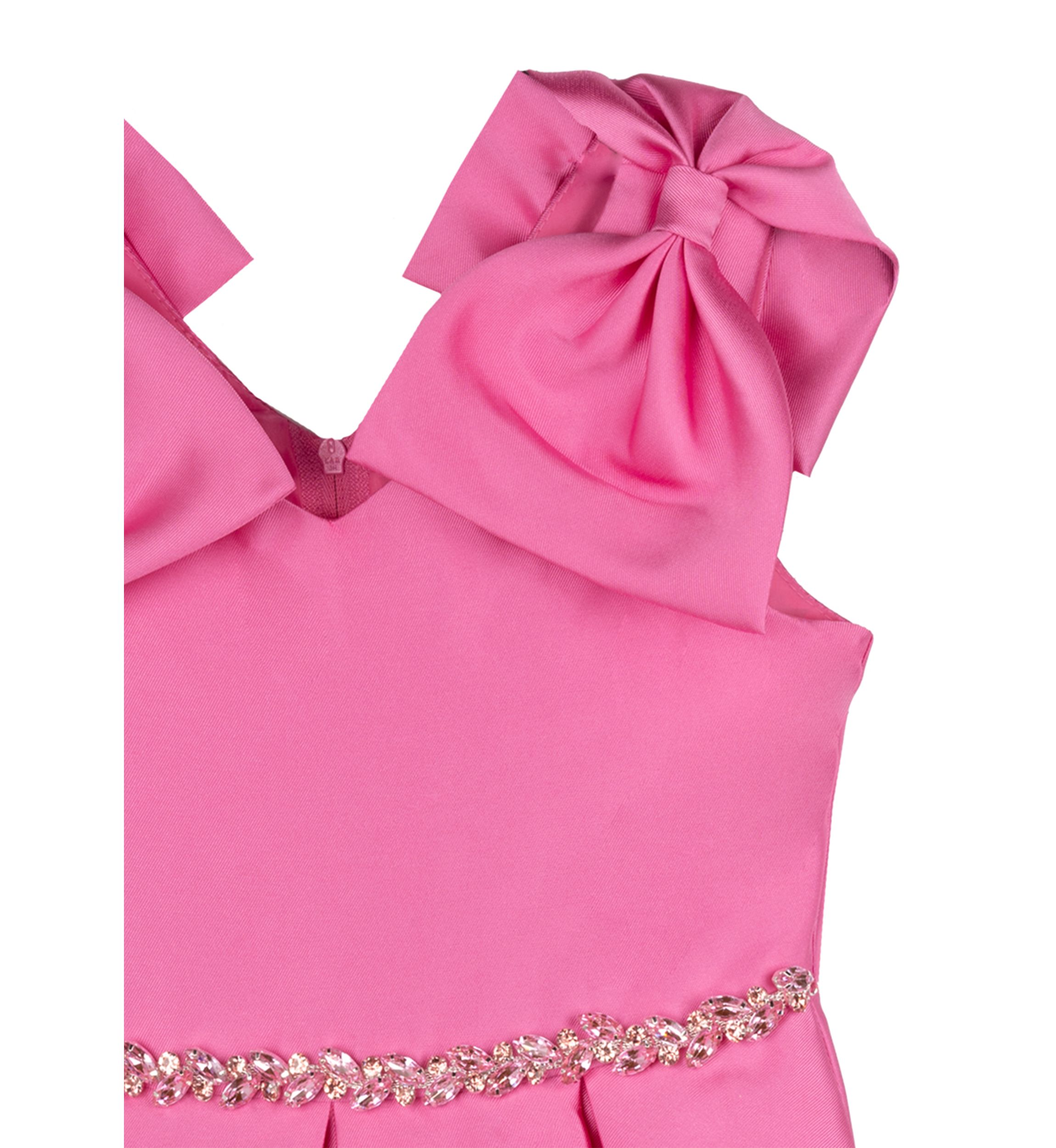 Toddler Girls Bow Shoulder Dress