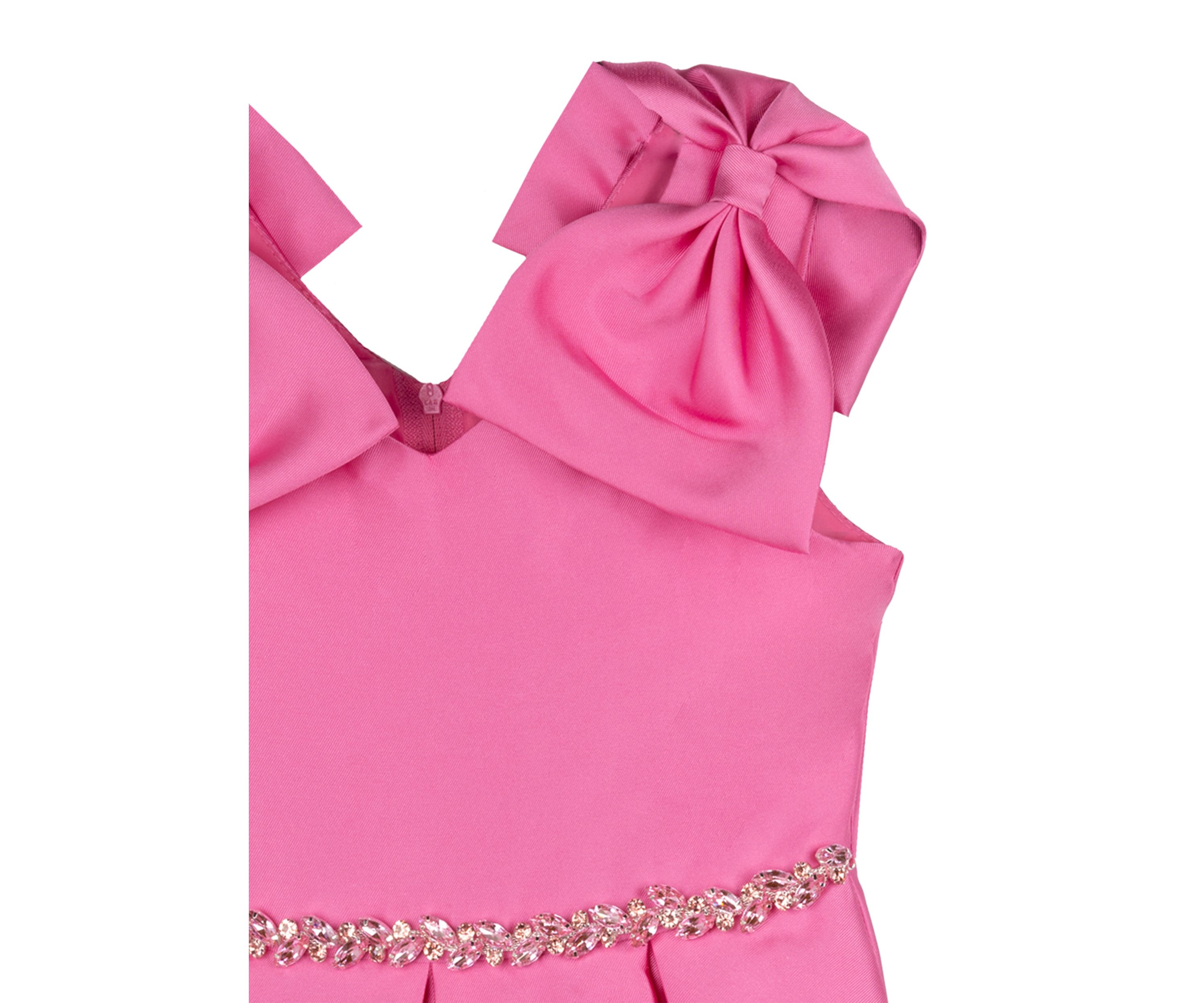 Toddler Girls Bow Shoulder Dress
