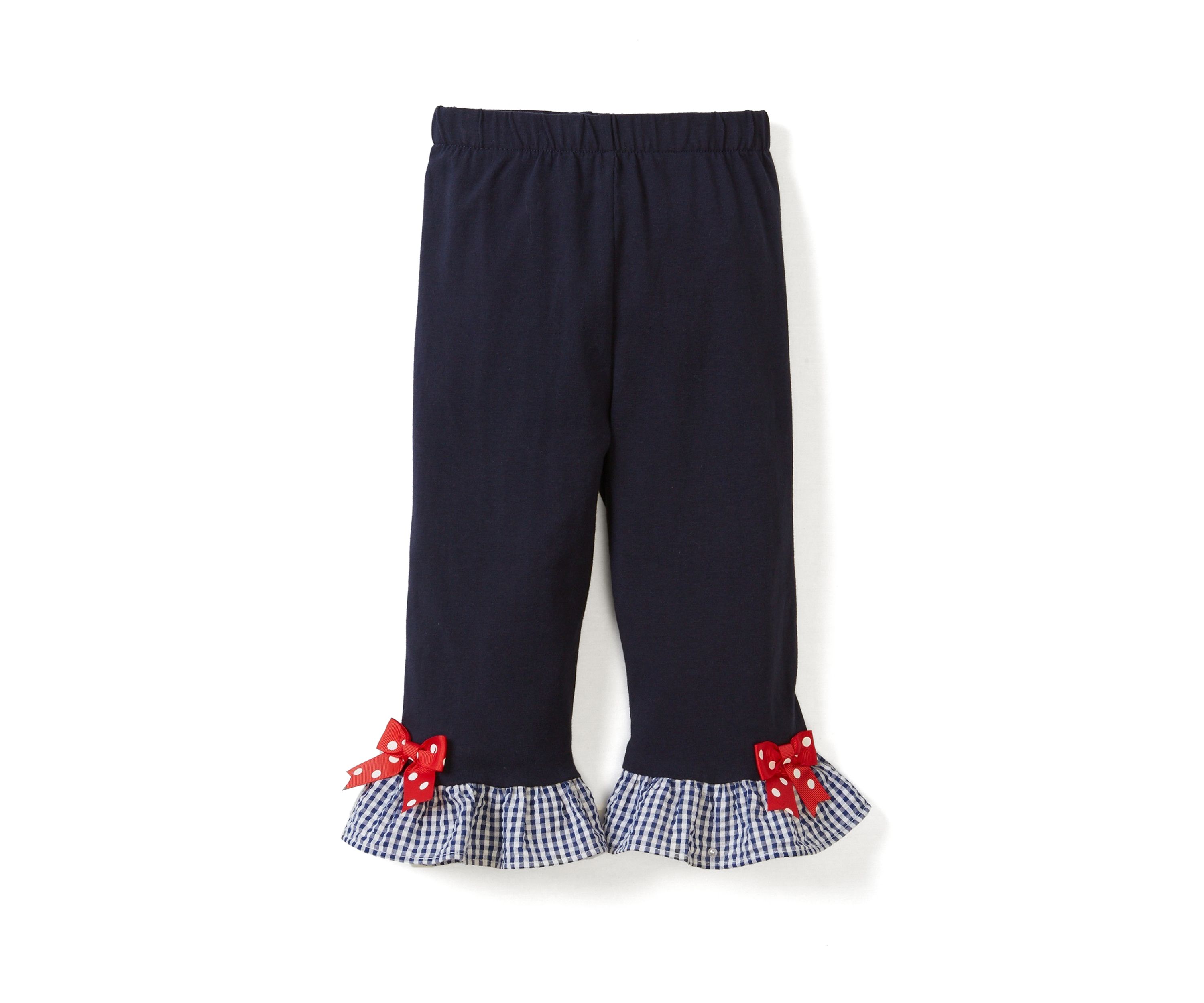 Toddler Girls Seersucker Ladybug Capri Set