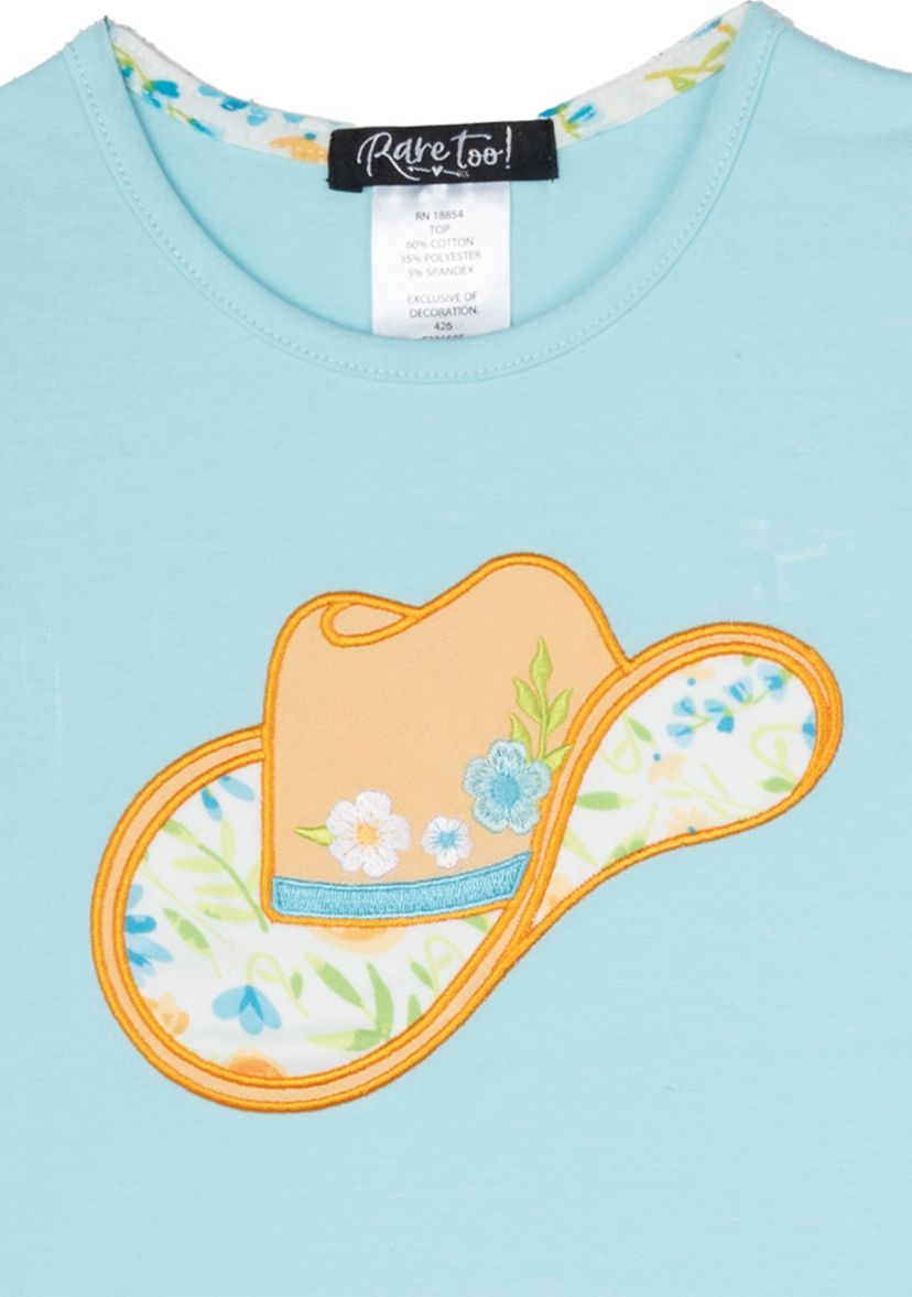 Toddler Girls Cowboy Hat Skort Set
