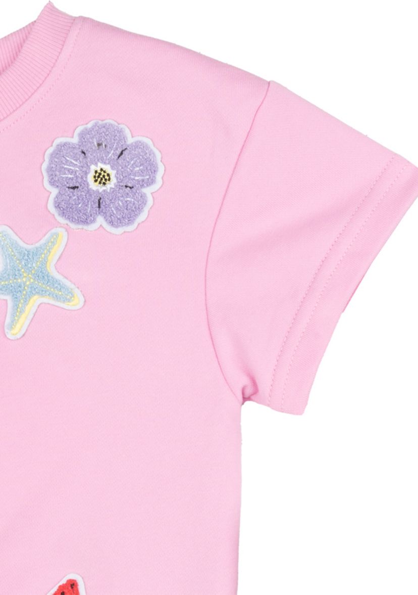 Toddler Girls French Terry Icons Set 