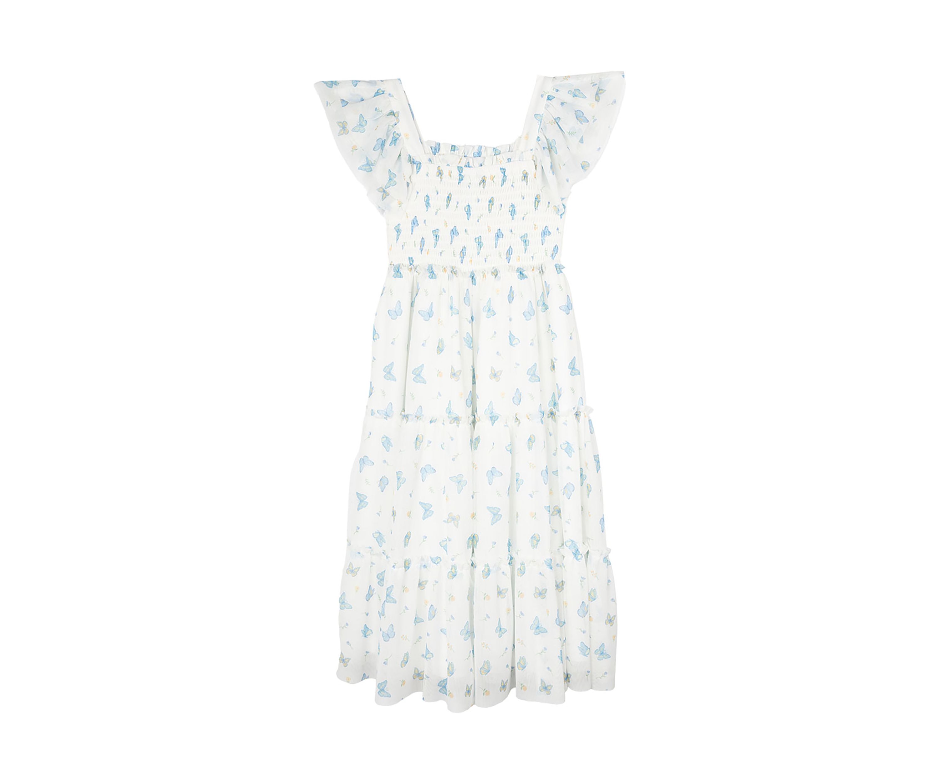 Toddler Girls Butterfly Printed Dress